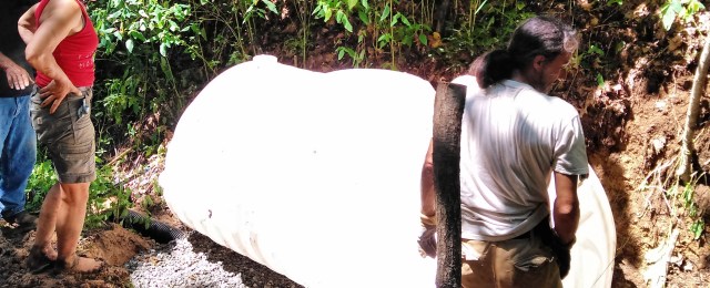 Tanks finally is in the hole!